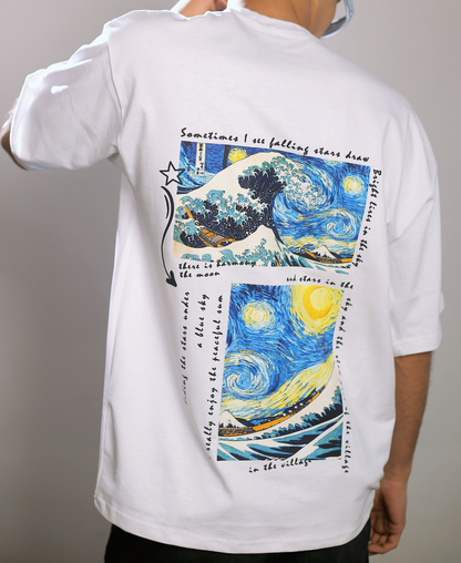Starry Night oversized T-shirt